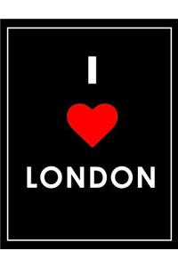 I Love London Notebook