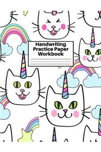 Handwriting Practice Paper Workbook