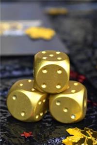 Three Lucky Golden Dice Journal