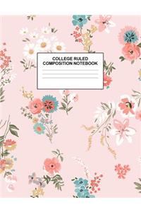 College Ruled Composition Notebook