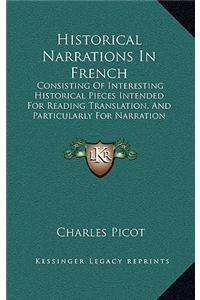 Historical Narrations in French