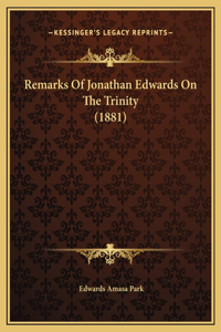 Remarks Of Jonathan Edwards On The Trinity (1881)