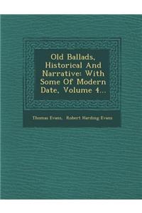 Old Ballads, Historical and Narrative