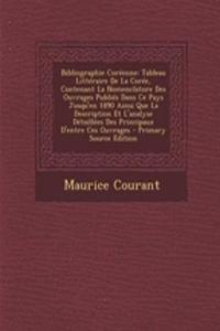Bibliographie Coreenne