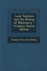 Local Taxation and the Rating of Machinery