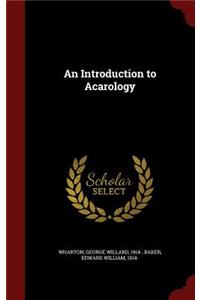 An Introduction to Acarology