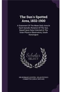 The Sun's Spotted Area, 1832-1900