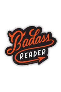 Badass Reader Sticker