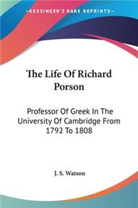 Life Of Richard Porson