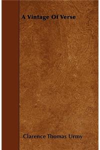 A Vintage Of Verse