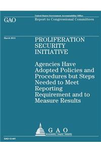 Proliferation Security Initiative: Agencies Have Adopted Policies and Procedures but Steps Needed to Meet Reporting Requirement and Measure Results