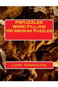 PSPUZZLES Word Fill-Ins 100 Medium Puzzles