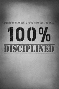 Workout Planner & Food Tracker Journal