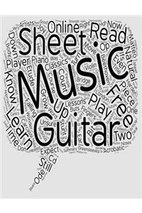 Guitar Sheet Paper