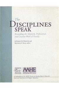 The Disciplines Speak I