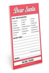 Knock Knock Dear Santa Nifty Note