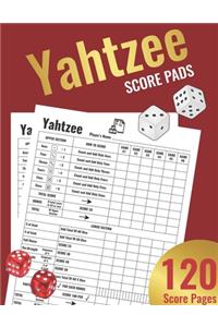 Yahtzee Score Pads