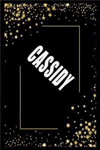 CASSIDY (6x9 Journal)