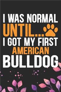 I Was Normal Until I Got My First American Bulldog