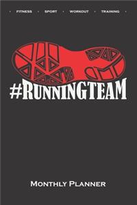 Shoe #Runningteam Monthly Planner