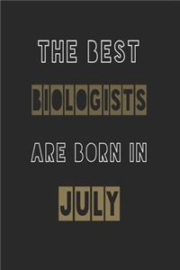 The Best biologists are born in July journal