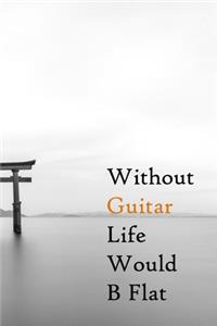 Without Guitar Life Would B Flat
