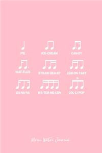 Music Notes Journal