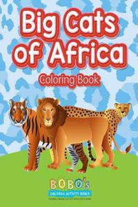 Big Cats of Africa Coloring Book