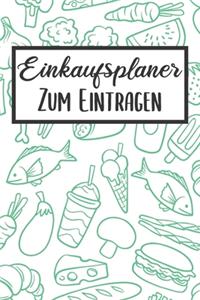 Einkaufsplaner Zum Eintragen