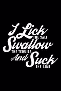 I lick, suck and swallow