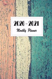 2020 - 2021 Monthly Planner