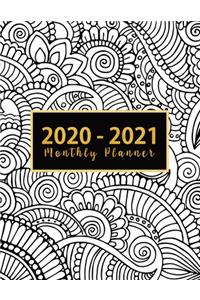 2020-2021 Monthly Planner