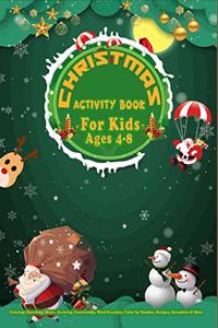 CHRISTMAS Activity Book For Kids 4-6