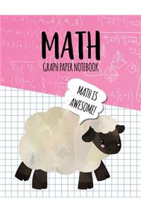 Math Graph Paper Notebook
