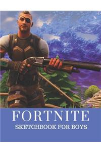 Fortnite Sketchbook for Boys