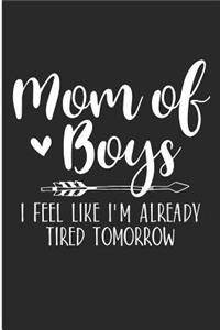 Mom of Boys I Feel Like I'm Already Tired Tomorrow