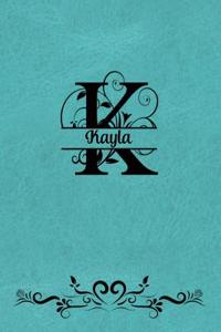 Split Letter Personalized Name Journal - Kayla