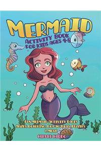 Mermaid Activity Book for Kids Ages 4-8