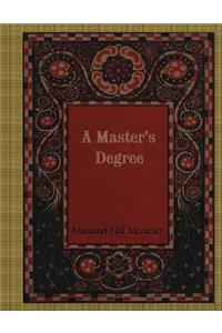 A Master's Degree