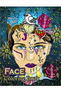 Face Coloring Book