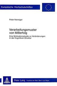 Verarbeitungsmuster Von Misserfolg
