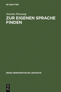 Zur Eigenen Sprache Finden