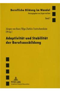 Adaptivitaet Und Stabilitaet Der Berufsausbildung