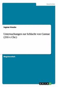 Untersuchungen zur Schlacht von Cannae (216 v. Chr.)