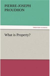 What Is Property?
