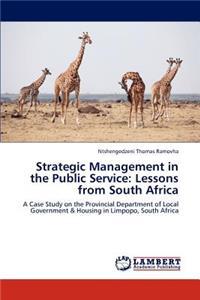 Strategic Management in the Public Service