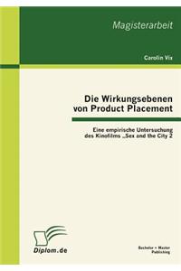 Die Wirkungsebenen von Product Placement