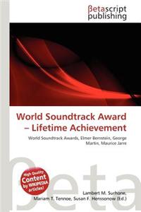 World Soundtrack Award - Lifetime Achievement