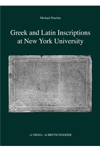 Greek and Latin Inscriptions at New York University II