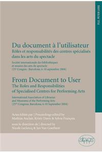 Du Document À l'Utilisateur- From Document to User